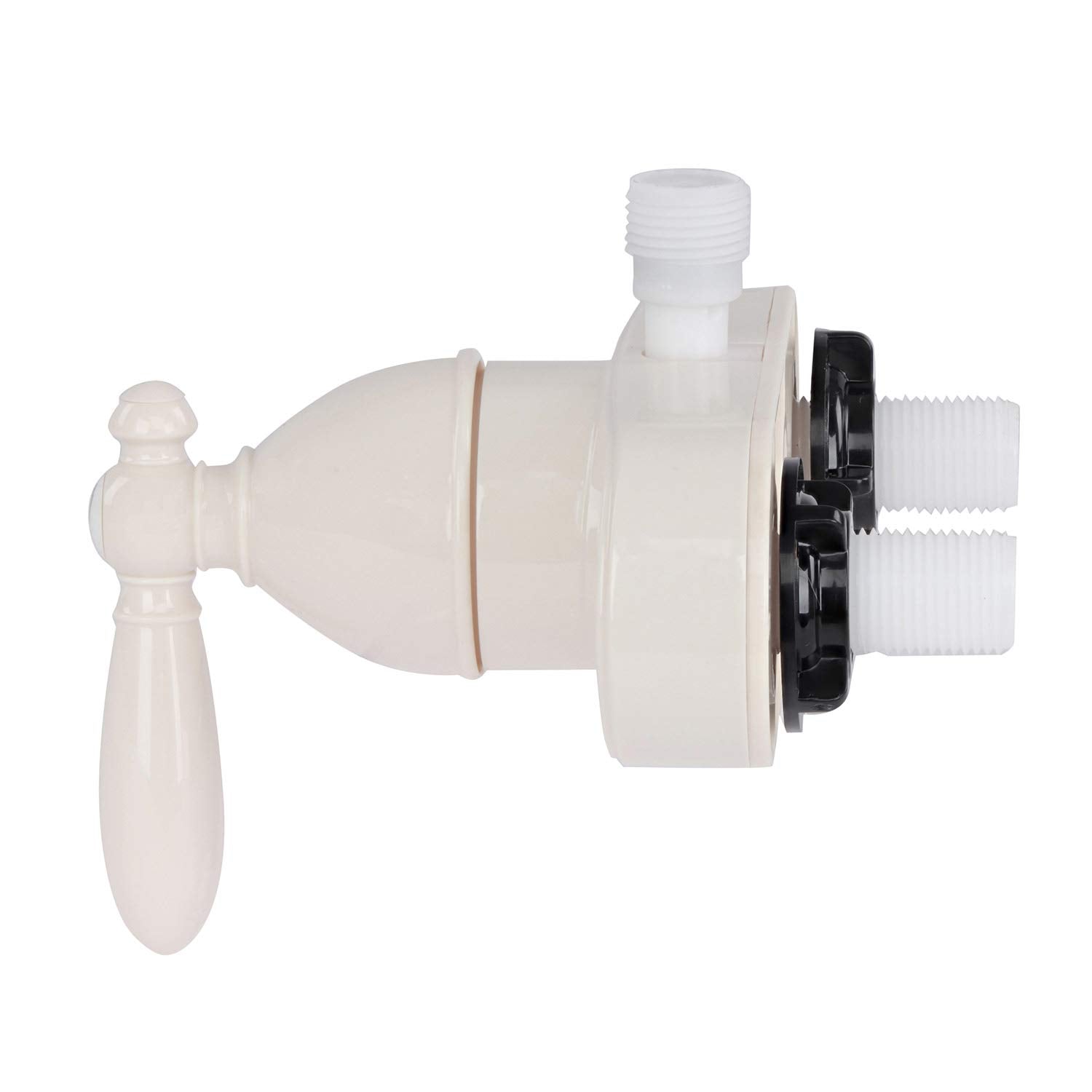 U-YSL53VBBLVR-E Empire Faucets 4" Single Lever Shower Valve with Decorative Lever Handle & Vacuum Breaker - Biscuit