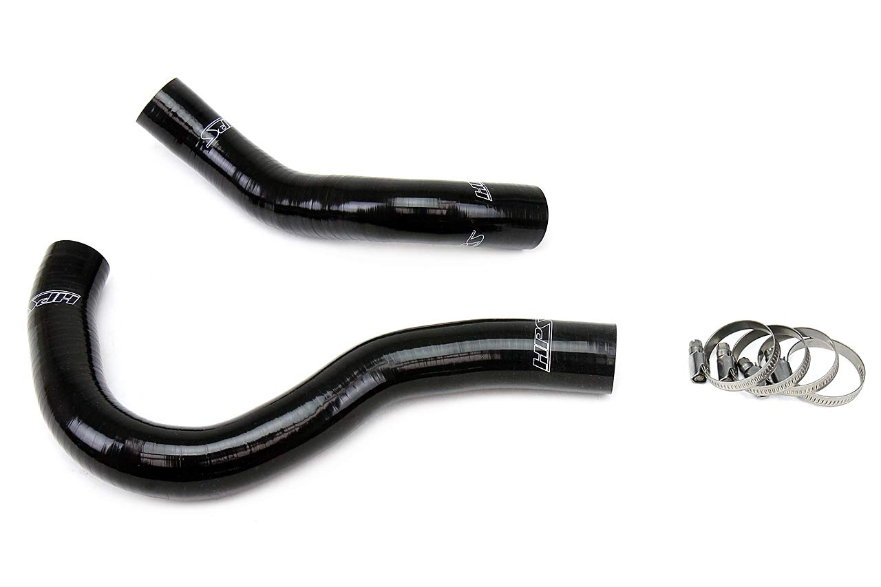 Black HPS 57-1001-BLK Silicone Radiator Coolant Hose Kit