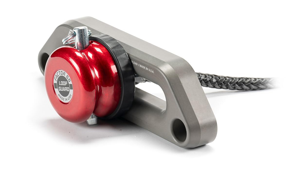 Loop Guard Factor 55 Standard (Truck/SUV), Fits Steel Cable/Rope to 7/16 Diameter - Red