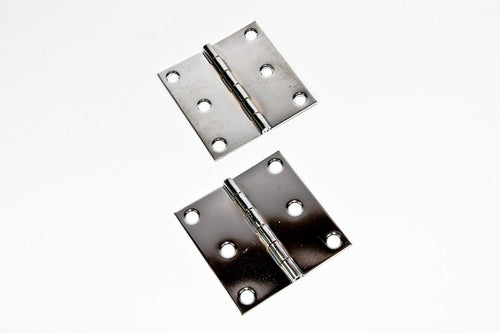 Butt Hinges Moeller Marine 054140-10, Polished 304 Stamped Stainless Steel
