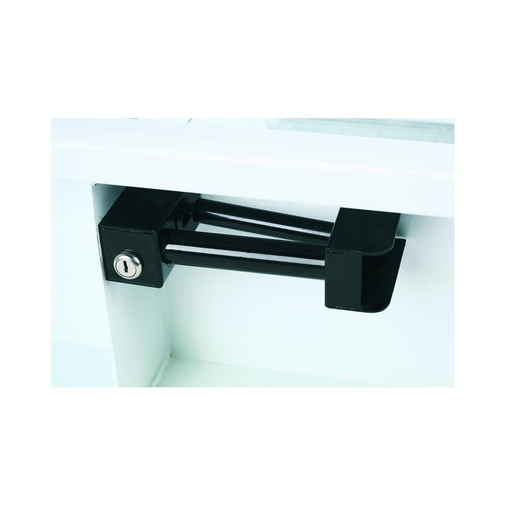 JOBOX StorAll 666980 13" Tall Heavy-Duty Steel Drawer Storage (21"W x 13"H x 48"L) - 9" Deep Drawer, White