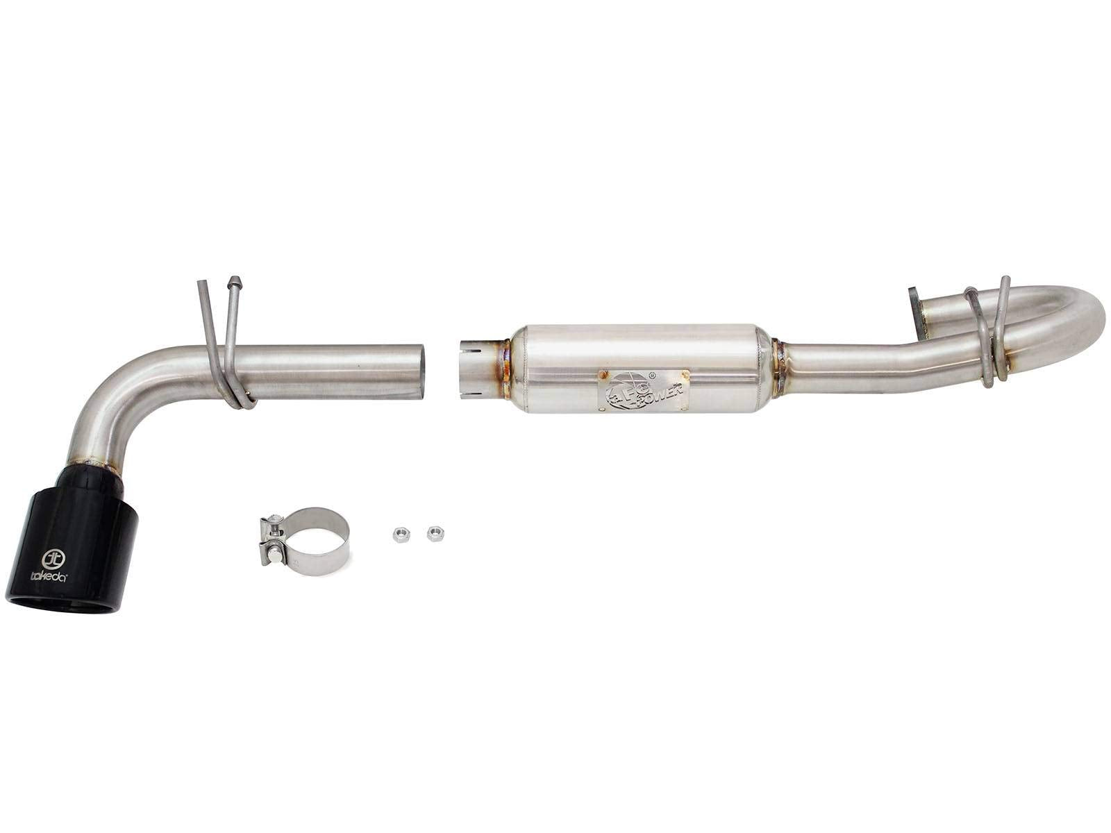 2-1/4" - 2-1/2" aFe Power Stainless Steel Axle-Back Exhaust System 49-36025-B