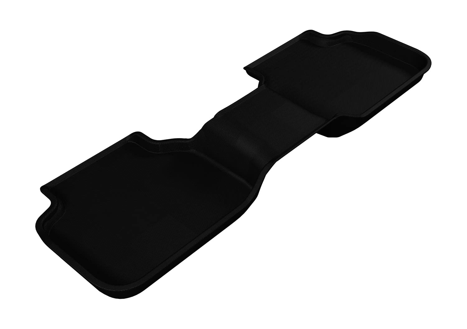 3D MAXpider Custom Fit Front Row All-Weather Floor Mat for Select Dodge Journey Models, Black, Second Row