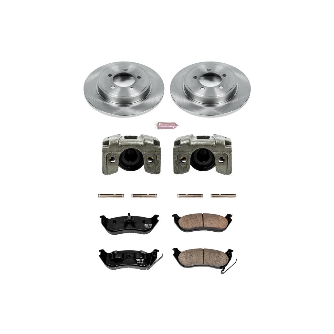 Power Stop 1-Click KCOE1929 Autospecialty Brake Kit with Calipers OE Replacement