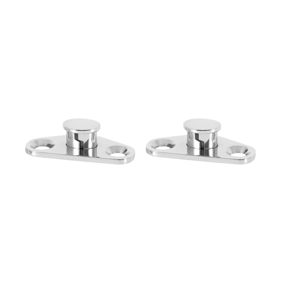 67-70 Scott Drake Classic - Door Strikers, Stainless (C5AZ-6222008-SS)