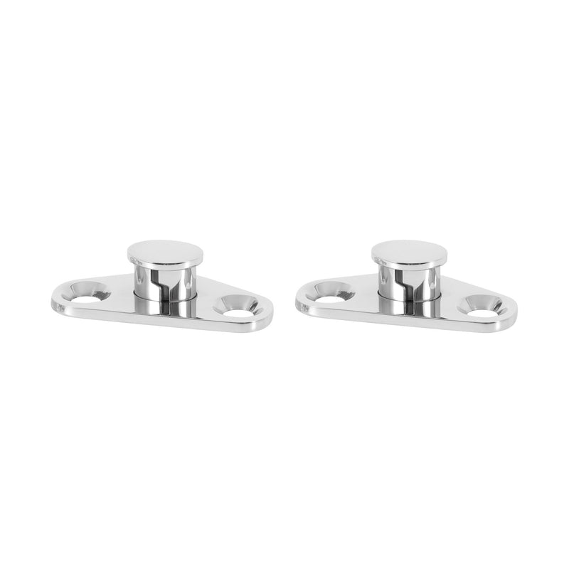 67-70 Scott Drake Classic - Door Strikers, Stainless (C5AZ-6222008-SS)