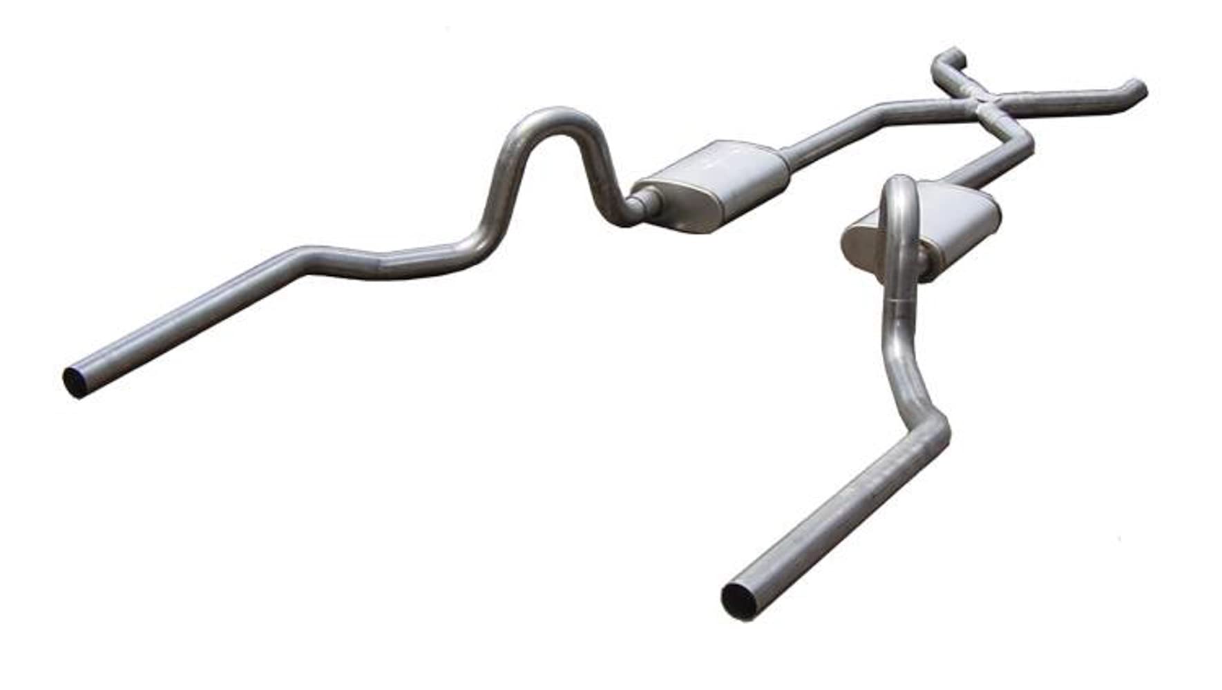 SGA13T PYPES PERFORMANCE EXHAUST - 64-74 Compatible with/Replacement for GM A Body Crossmember Back Exhaust 3in