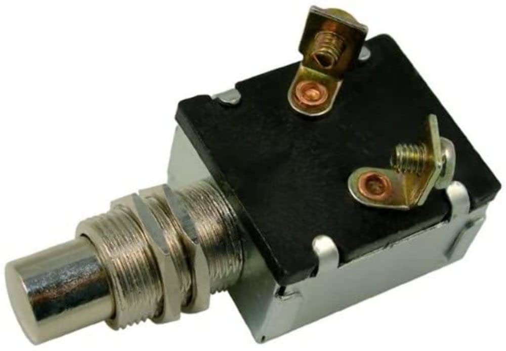 Push-Button Peterson PMV5512PT Momentary On Switch 15A/12V 25A/6V .63 Mount