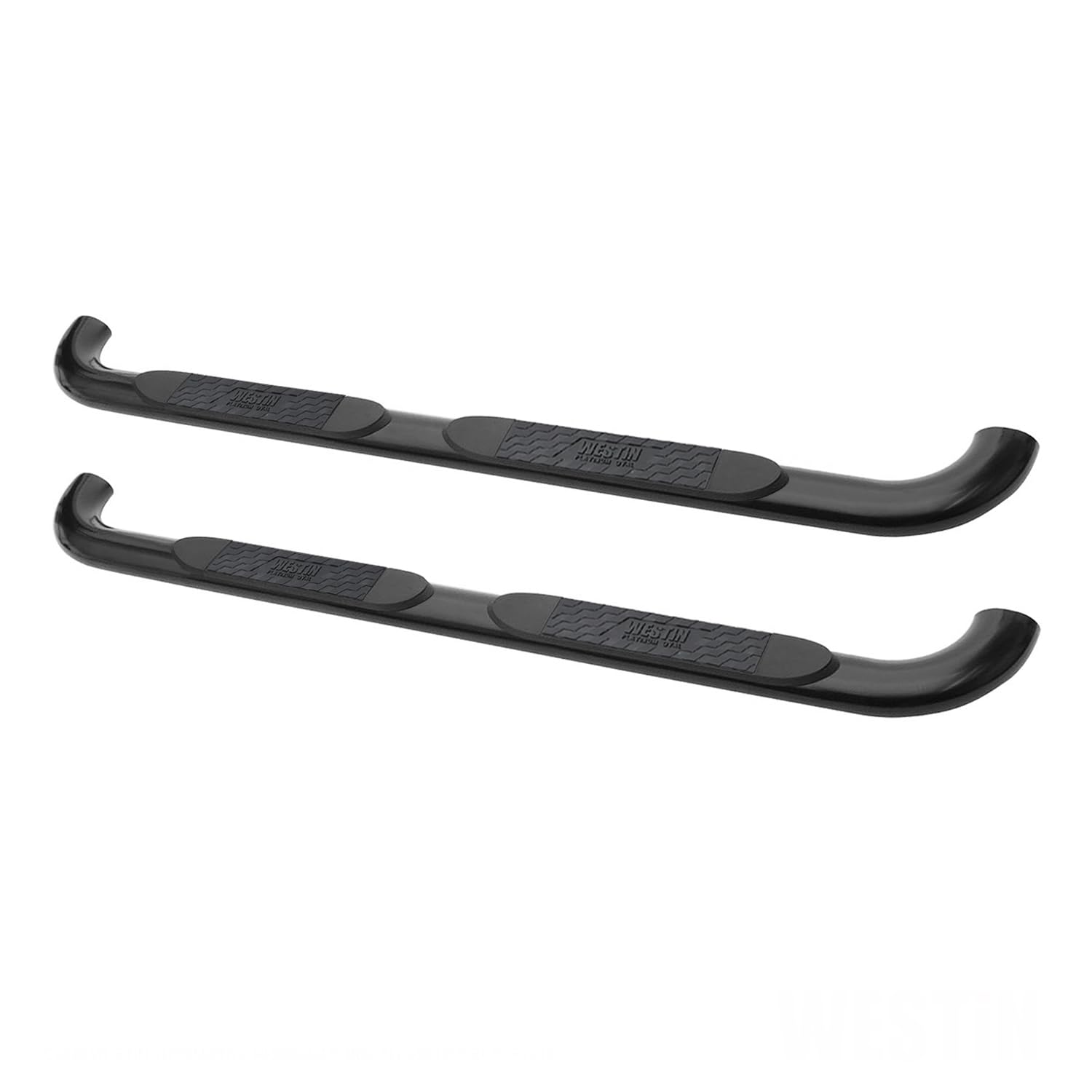 Platinum 4 Oval Nerf Step Bars Westin 21-4085 fits 2019-2023 Ram 1500 Crew Cab (Excl. Ram 1500 Classic) Black 1 Pair