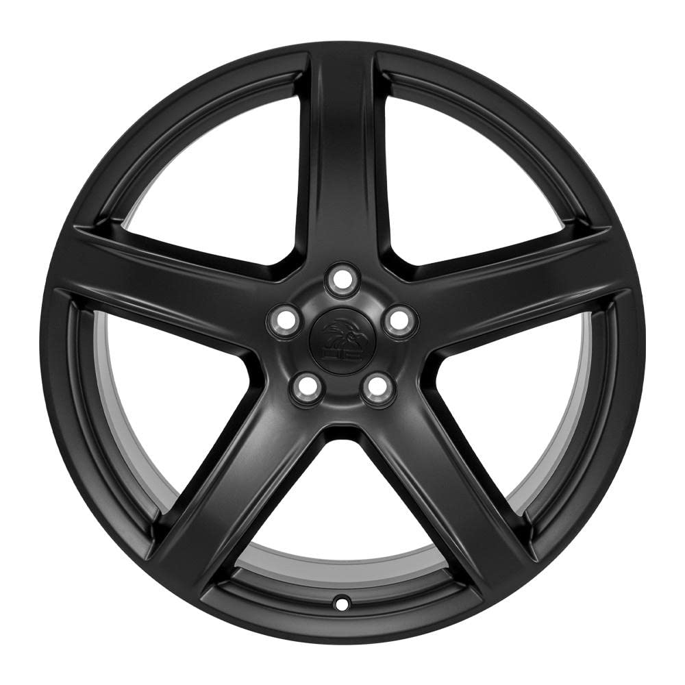 20 Inch OE Wheels DG22 Rim Fits Charger/Challenger SRT Hellcat Style 5x115 20x9.5 Satin Black - Hollander 2640 (1)