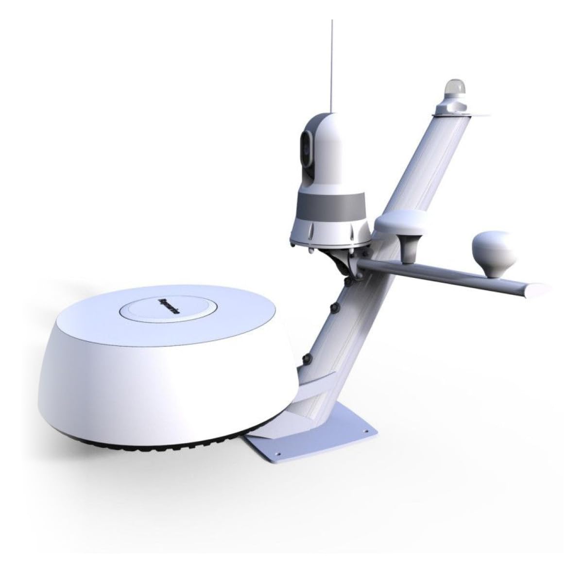 Scanstrut Tapered PTM-R1-1 Radar Mast for Lights, Cameras, GPS/VHF Antenna, and Raymarine, Garmin, Navico BR24/3G/4G Radomes