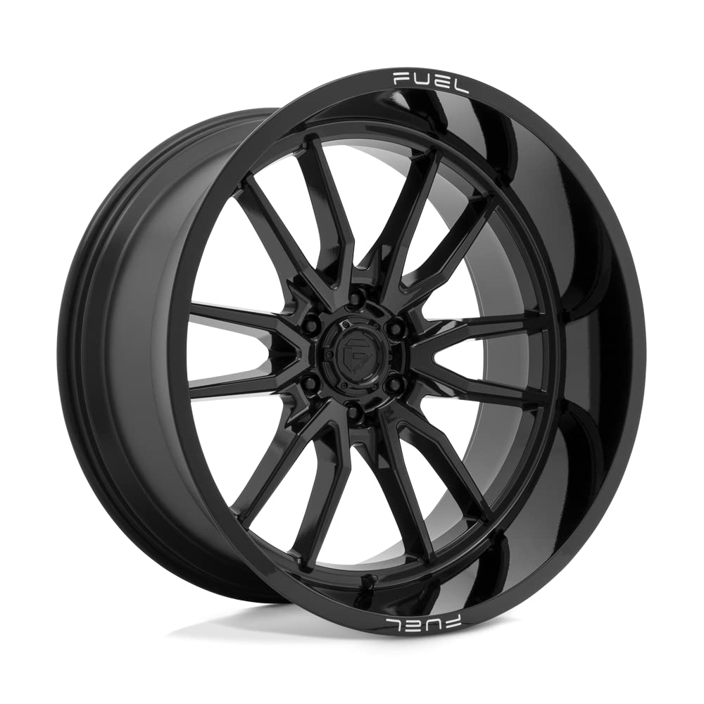 D760 CLASH FUEL OFF-ROAD 24X12, 6X5.5, 4.77, 44mm GLOSS BLACK - D76024208447