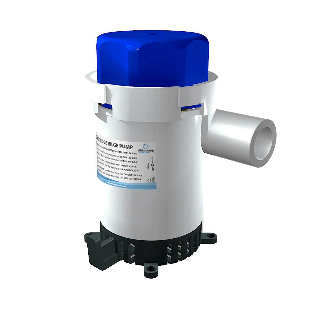 12V Cartridge Bilge Pump 1100GPH