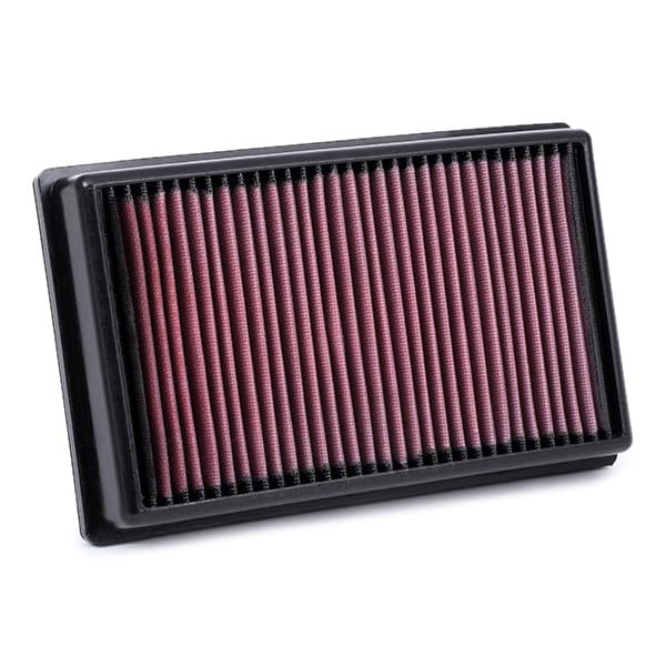 K&N Engine Air Filter: Replacement Car Air Filter, Reusable, Clean Every 75,000 Miles, Washable: Compatible 2003-2019 DS/CITROEN/PEUGEOT (DS4, DS5, C4, Picasso, C-Triomphe, 3008, 5008, RCZ), 33-2998