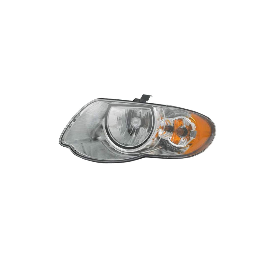 Left TYC Headlight Assembly Compatible with 2005-2007 Chrysler Twn And Country