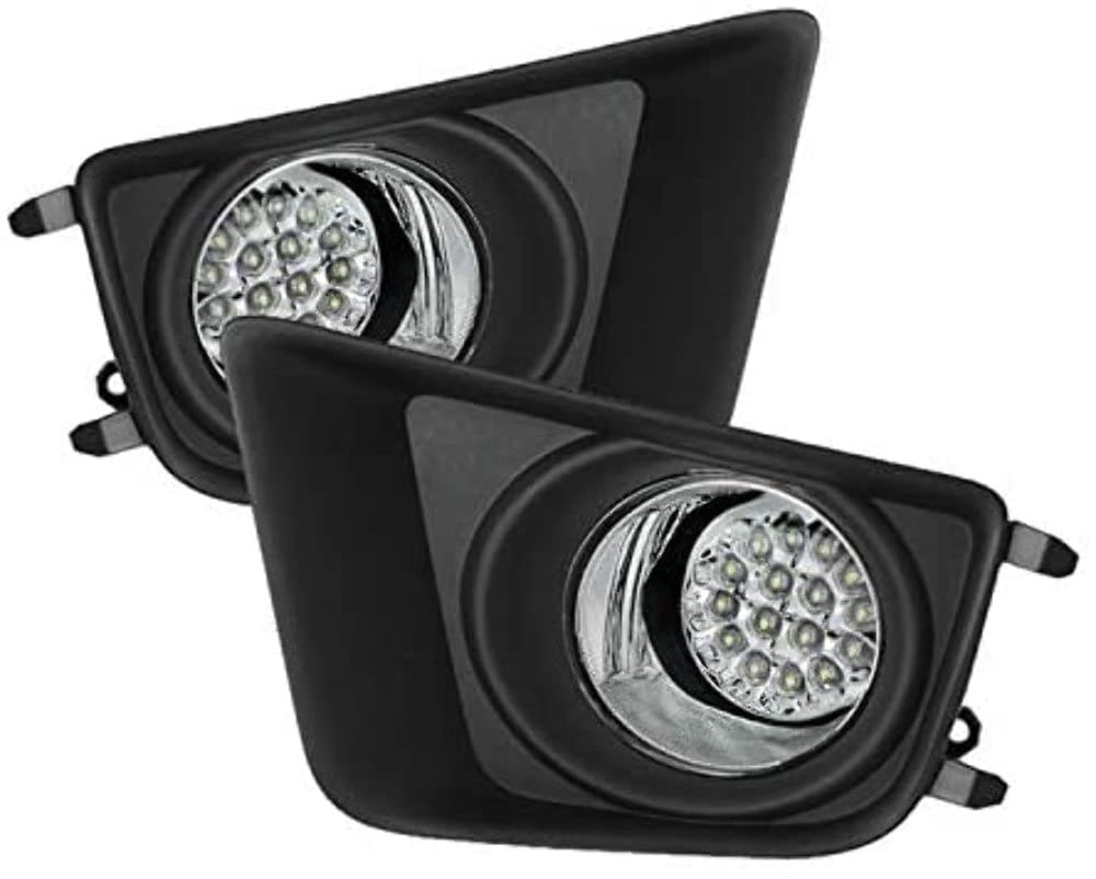 LED Fog Lights Black/Clear Spyder Auto 5075154