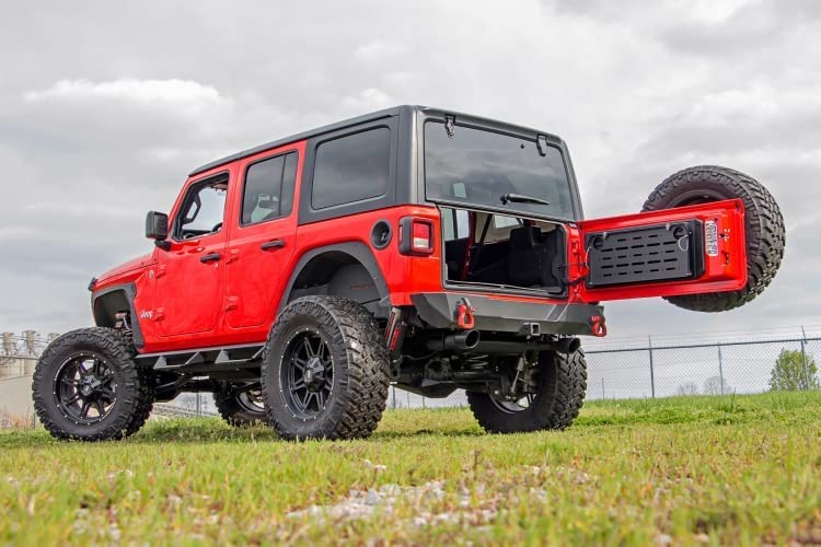 Folding Rear Tailgate Table Rough Country for Jeep Wrangler JL/Unlimited (2018-2024)