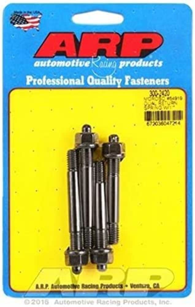 ARP 300-2420 dual return spring Moroso 64919 w/1" spacer plate pro series carb stud kit
