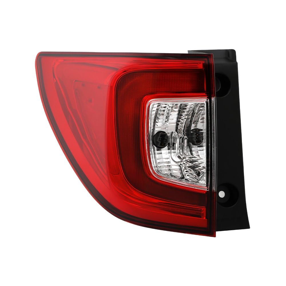 Honda Pilot Spyder (OE) 19-22 (Fit LX EX EX-L Elite SE Touring) Red/Clear Driver Side Tail Light - OE Left