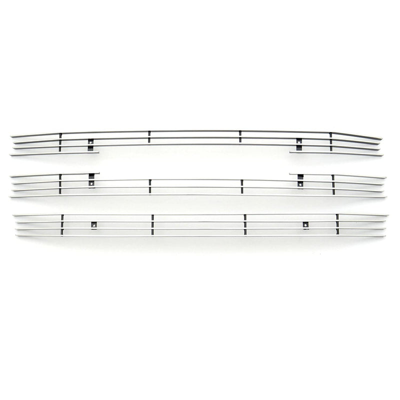 2016-2018 Sierra 1500 SLT T-Rex Grilles Billet Grille, Polished, 3 Pc, Overlay - PN #21215