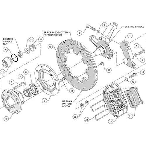 Brake Kit Front – Part No: 140-13378-DP