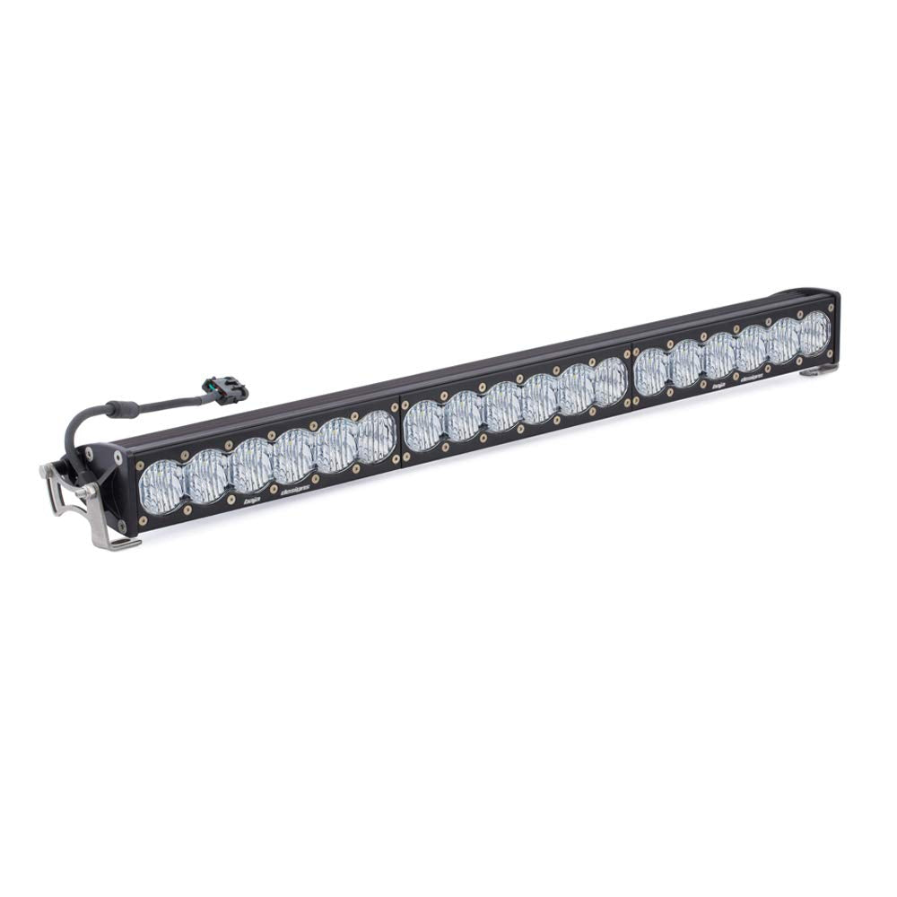 Baja Designs 30-inch OnX6+ Straight LED Light Bar for Wranglers, Off-Road 4x4, Trucks, UTV, ATV, SUV (Wide Cornering; Clear)