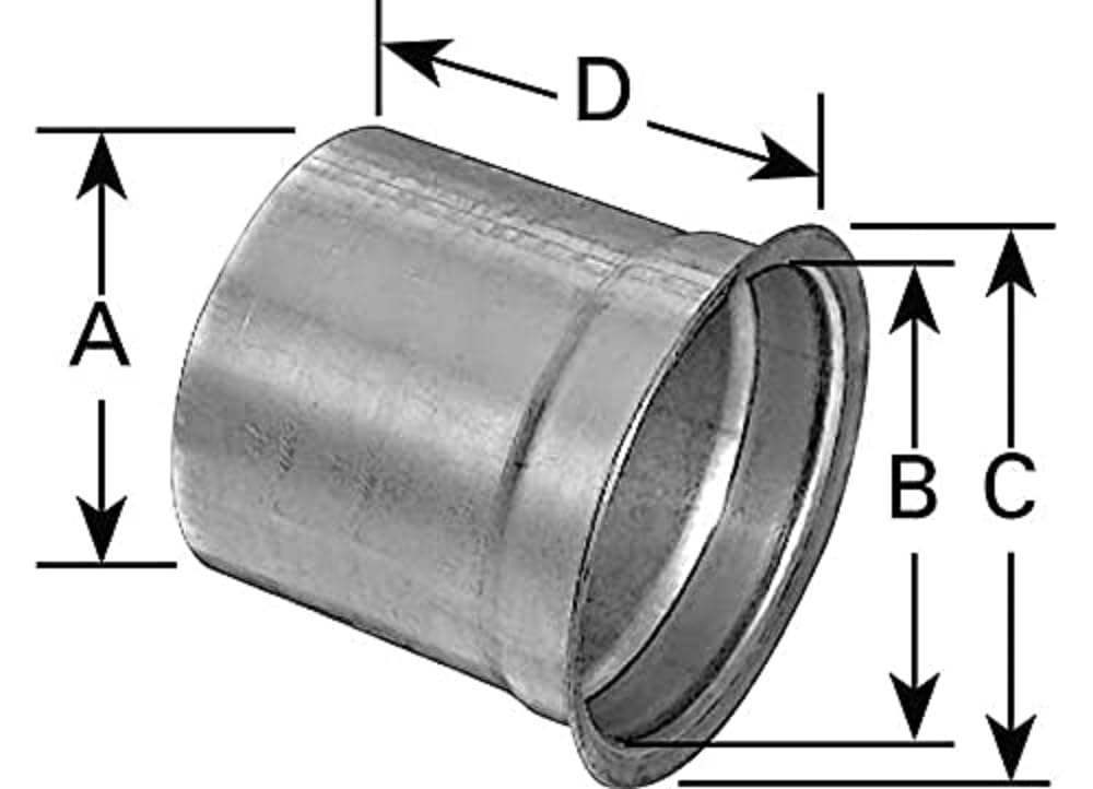 Flared Exhaust Pipe Adapter AP Exhaust 9714