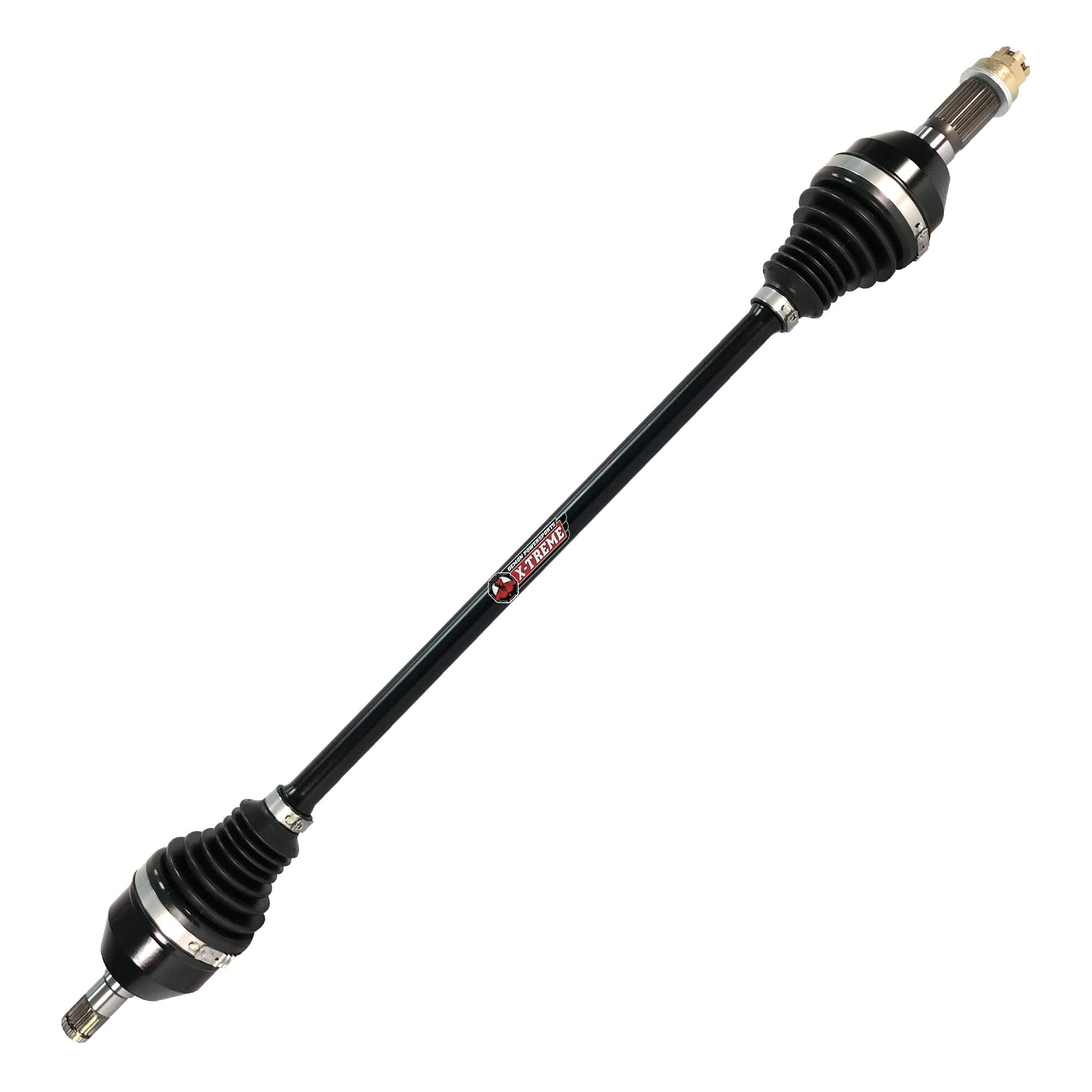 Demon Front Right Powersports Xtreme Heavy Duty Axle for (2017-21) Can Am Maverick X3/X3 MAX, Re-Engineered Cage Design & in Dual Heat Treated to Increase Strength, 72 Inch Wide OEM: 705402100