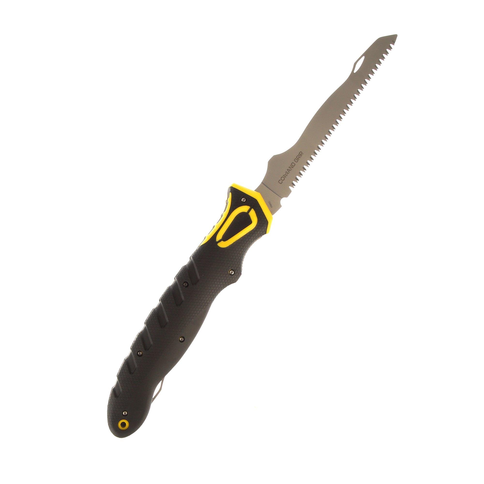 Hunters Specialties Dual Blade Folding Bone & Wood Saw Hunting Command Grip - Sainless Steel Blades, Non-Slip Grip Handle