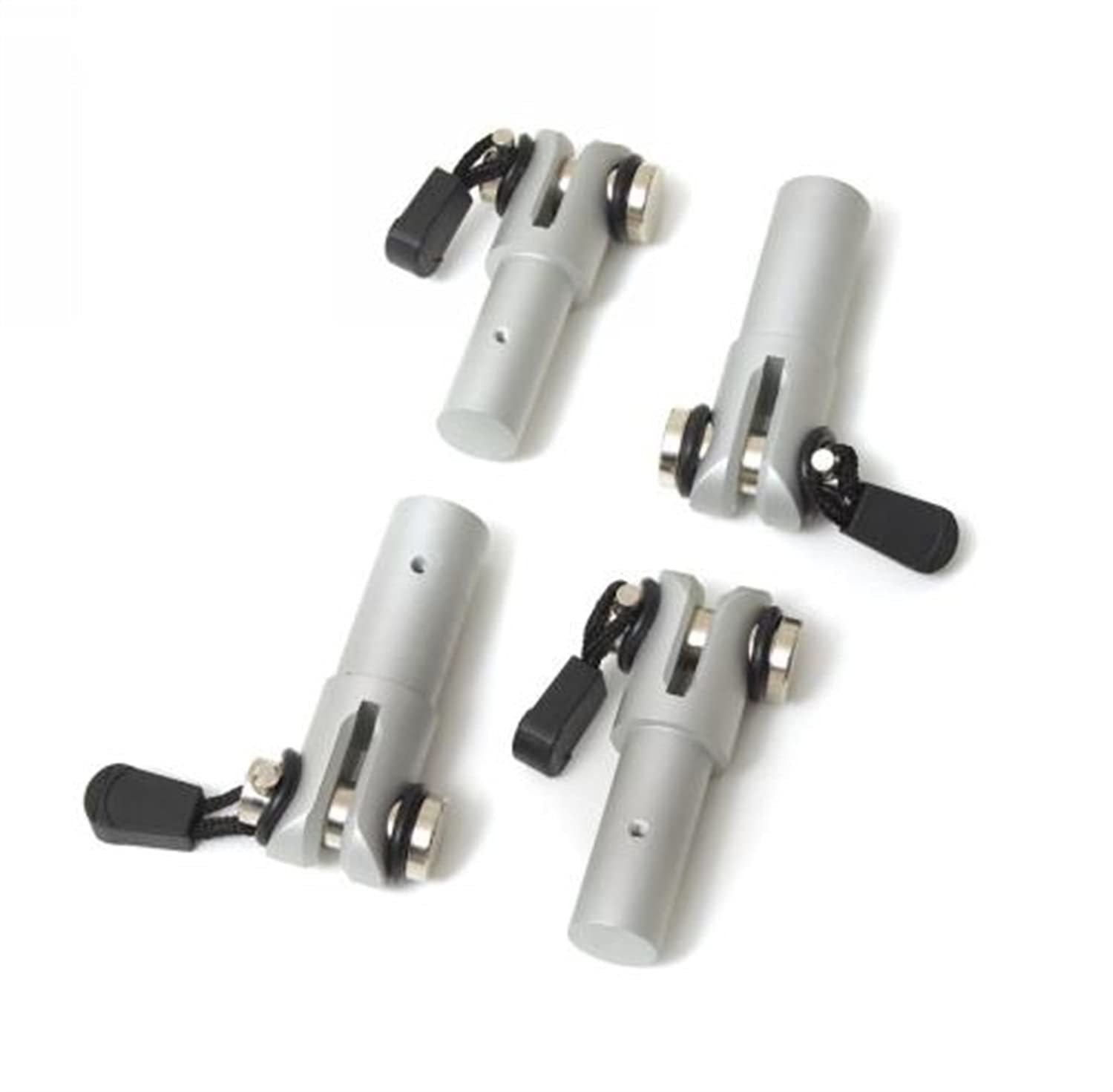 Soft Top Quick Disconnect RAMPAGE PRODUCTS for Jeep Wrangler TJ | Black, 4-Piece Set | 596001 | Fits 1997-2006 Jeep Wrangler TJ