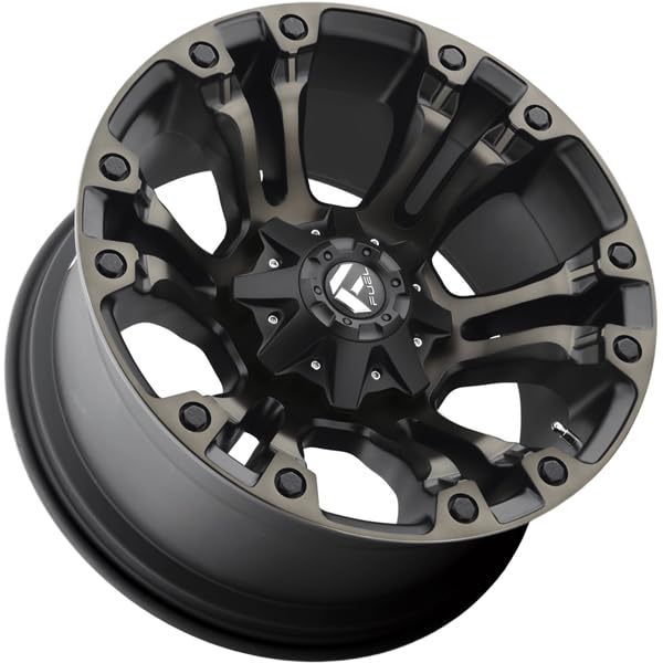 D569 VAPOR FUEL OFF-ROAD 20X9, 5X4.5/5.0, 5.04, 1mm MATTE BLACK DOUBLE DARK TINT - D56920902650A