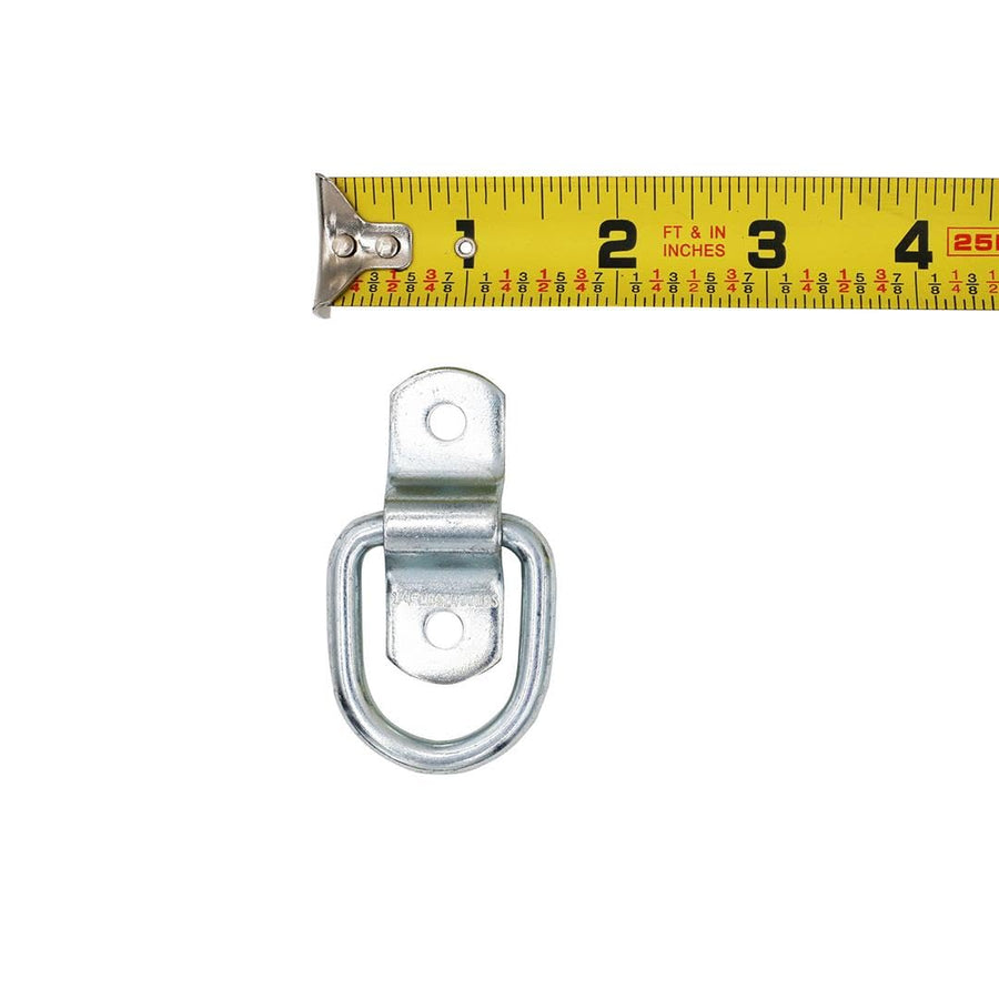D-Ring Light Duty Bolt On, 1/4" Diameter, 1" x 1 1/4" 2,400 lb 1 Pk