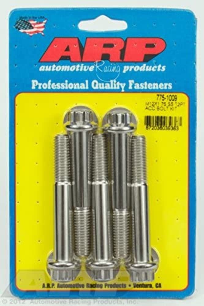 ARP 12pt M12 x 1.75 x 80 SS Bolt Kit (5/Pkg)