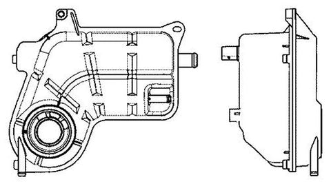 Engine Coolant Reservoir MAHLE Behr CRT 25 000S