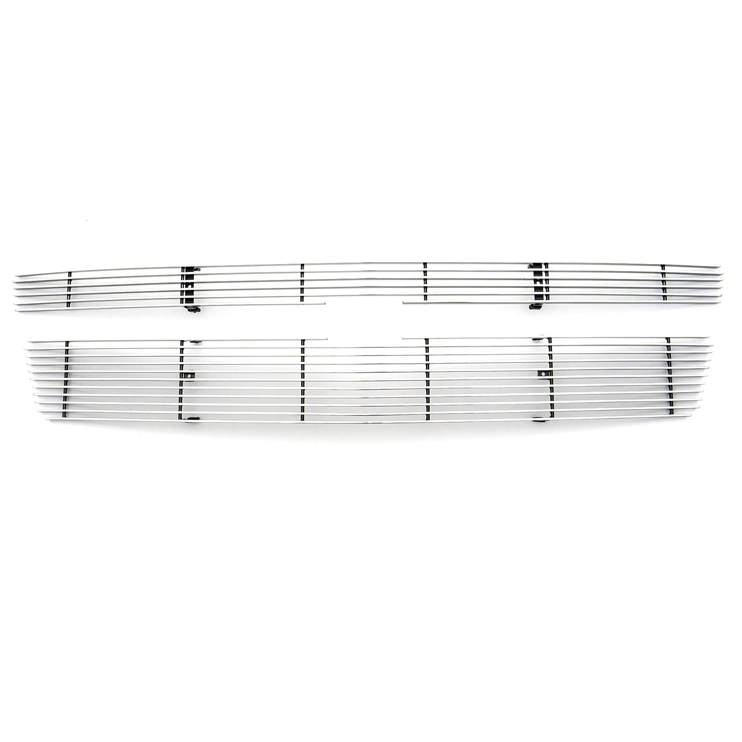 T-REX Grilles Billet Grille Compatible with Avalanche (2007-2013), 07-14 Suburban, Tahoe, Polished, 2 Pc, Overlay - PN #21051