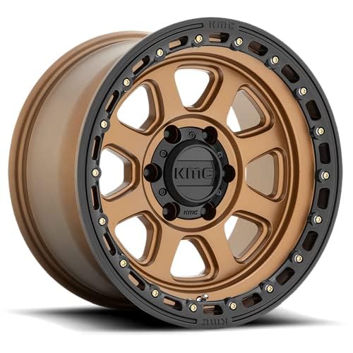 KMC Wheels 20X9 CHASE 6X5.55 0mm MATTE BRONZE WITH BLACK LIP - KM54829068600