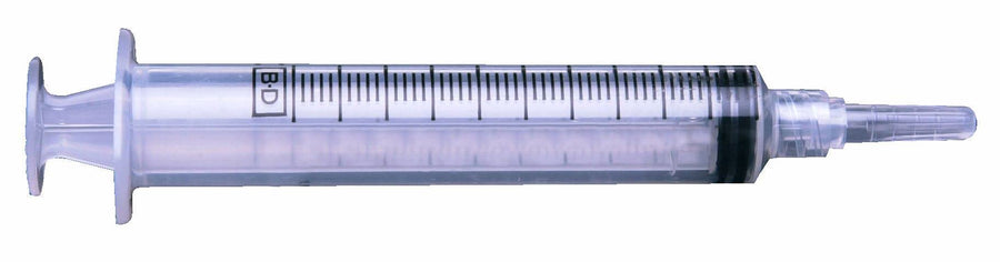 Weller 10cc Capacity M10LLASSM Manual Operated Luer Lok Assembled Calibrated Syringe (15 Pack)