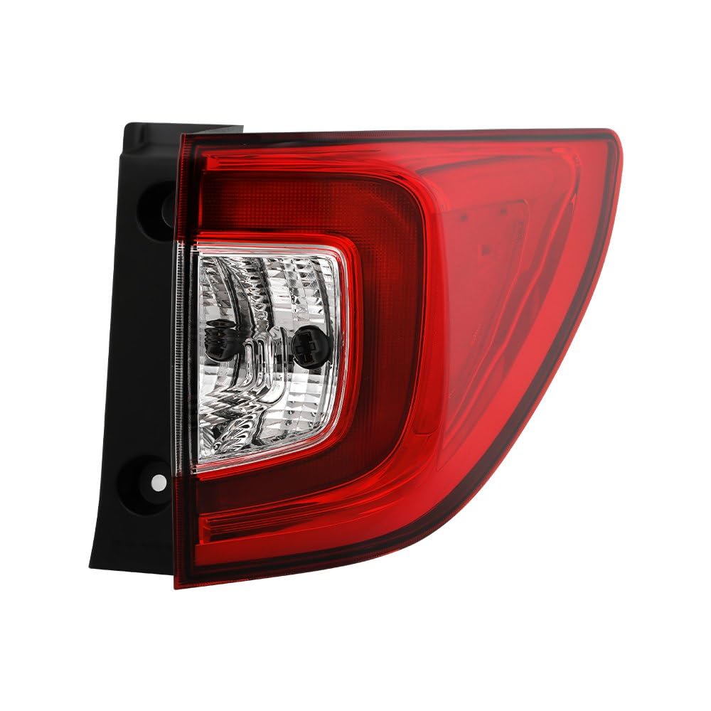 Honda Pilot Spyder (OE) 19-22 (Fit LX EX EX-L Elite SE Touring) Red/Clear Passenger Side Tail Light - OE Right