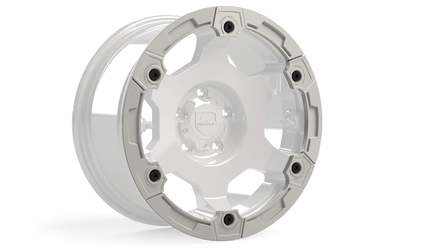 Split Nomad Rash Rings White with Hardware