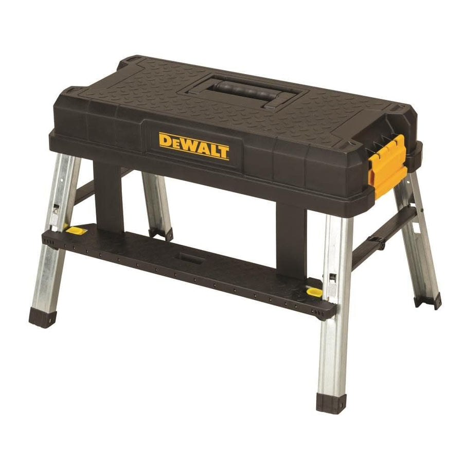Dewalt 11.65 in. x 25 in. x 11.3 in. Storage Step Stool - DWST25090 Black