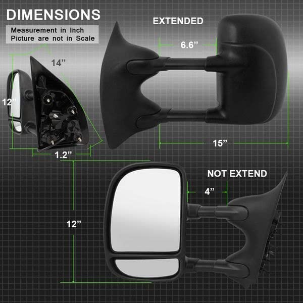 POWER Xtune - Adjust Mirror (MIR-FDSD99S-PW-L)