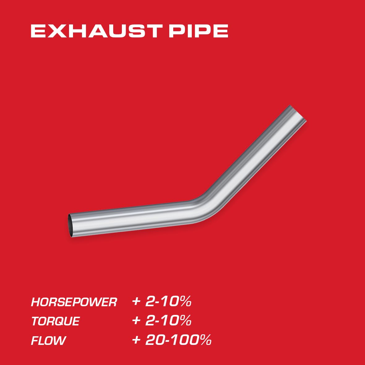 MBRP 2.25" Aluminized MB2001 45˚ Bend Pipe