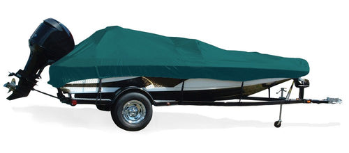 Trailerite TAYLOR MADE PRODUCTS Semi-Custom Boat Cover for Pro Style Bass Boats with Outboard Motor - Includes Motor Hood, Multiple Sizes and Colors