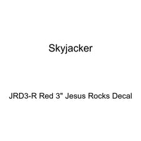 Jesus Rocks Skyjacker JRD3-R Red 3" Decal