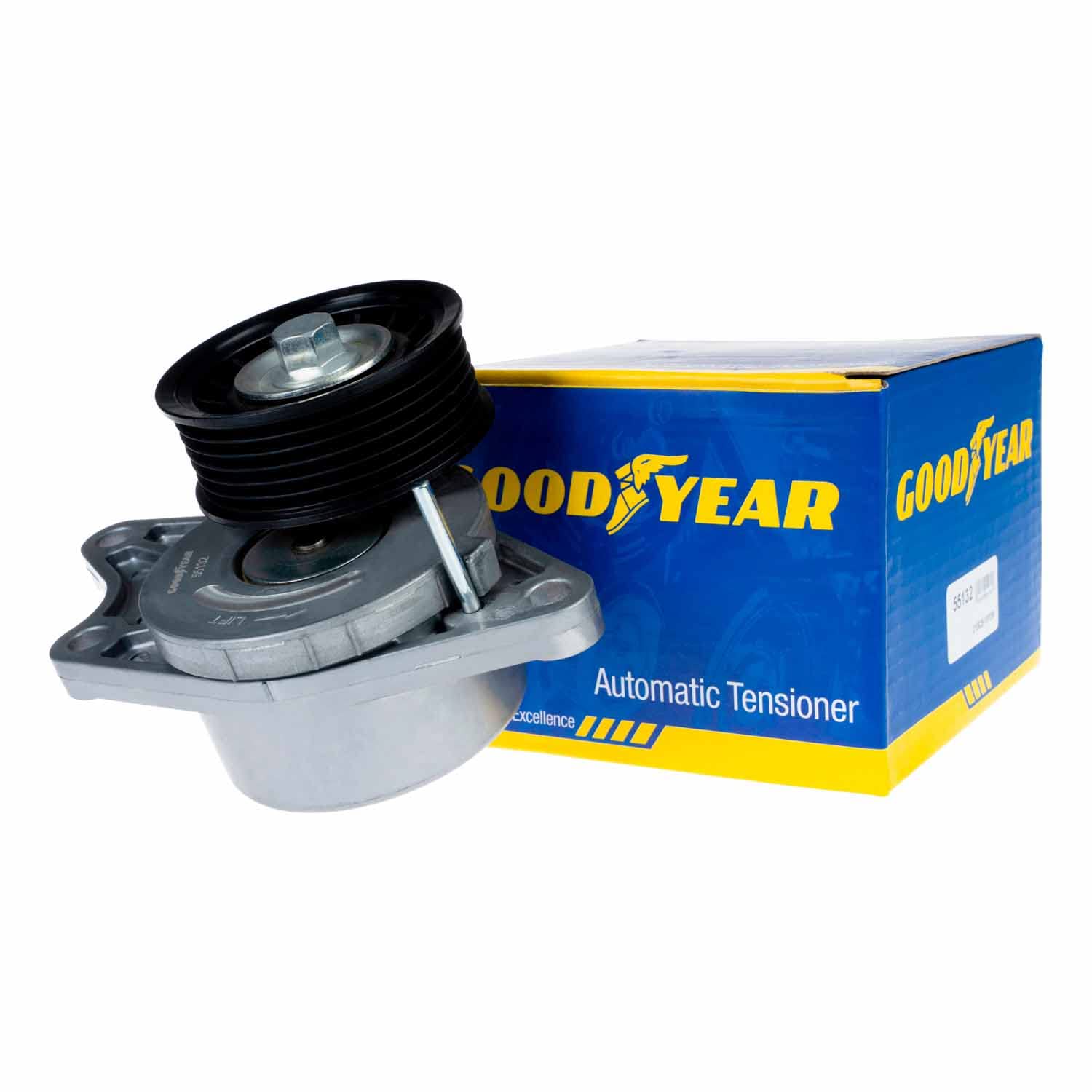Automatic Goodyear 55132 Serpentine Belt Tensioner Assembly