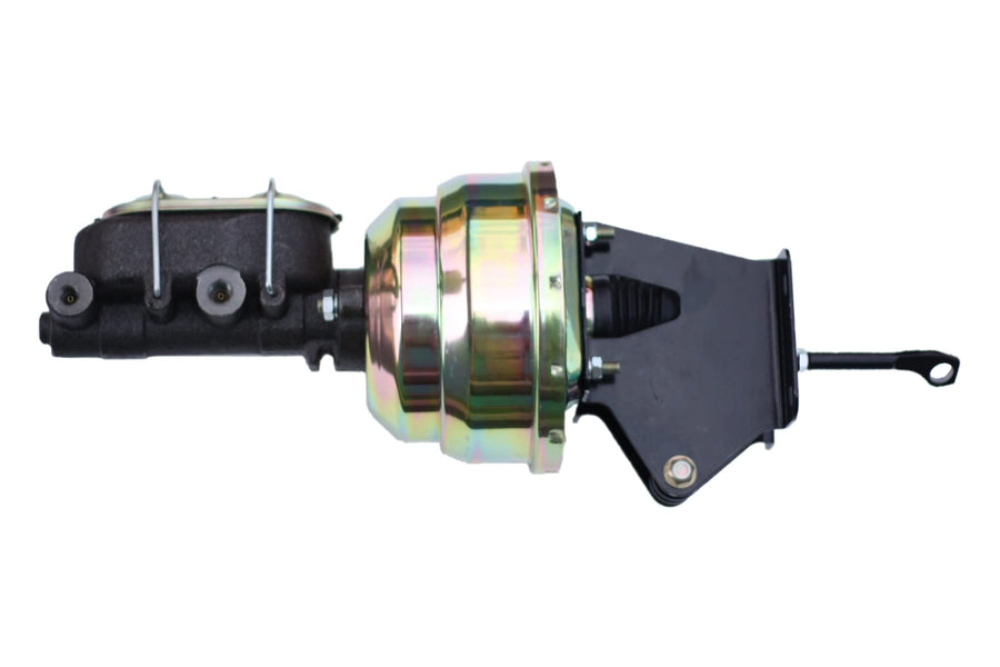 8 Inch LEED BRAKES Dual Power Booster 1 Inch Bore Master (Zinc)