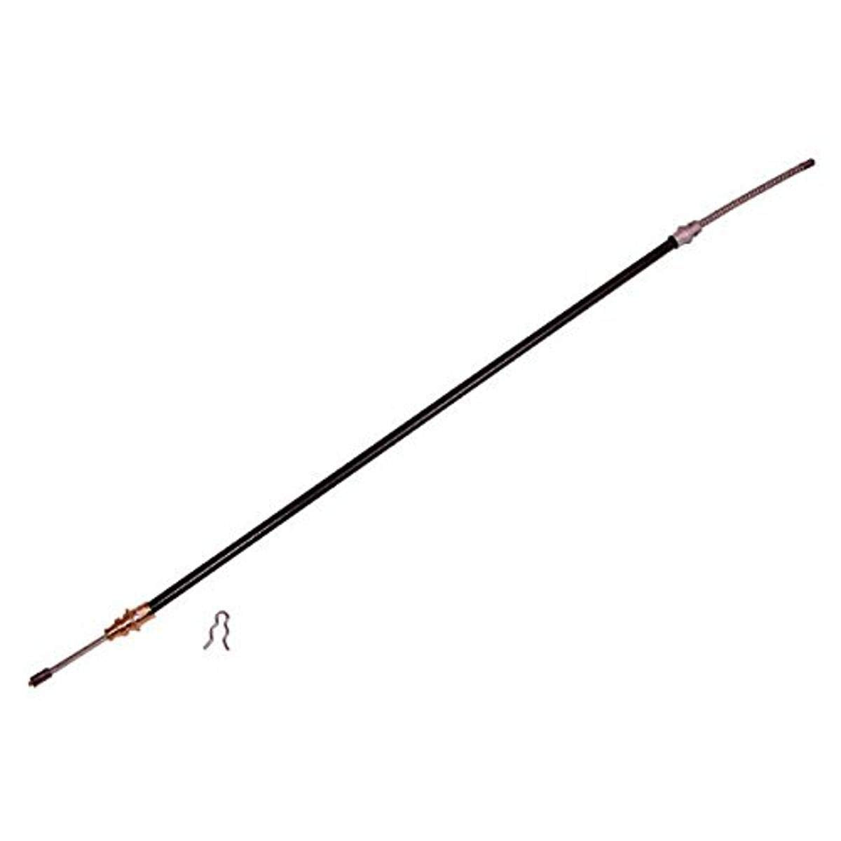 Parking Brake Cable, Rear, Left, Omix-Ada | 16730.09, 11 In Drum, Bolt-On | OE Reference: 3233903 | Fits 1976-1986 Jeep CJ