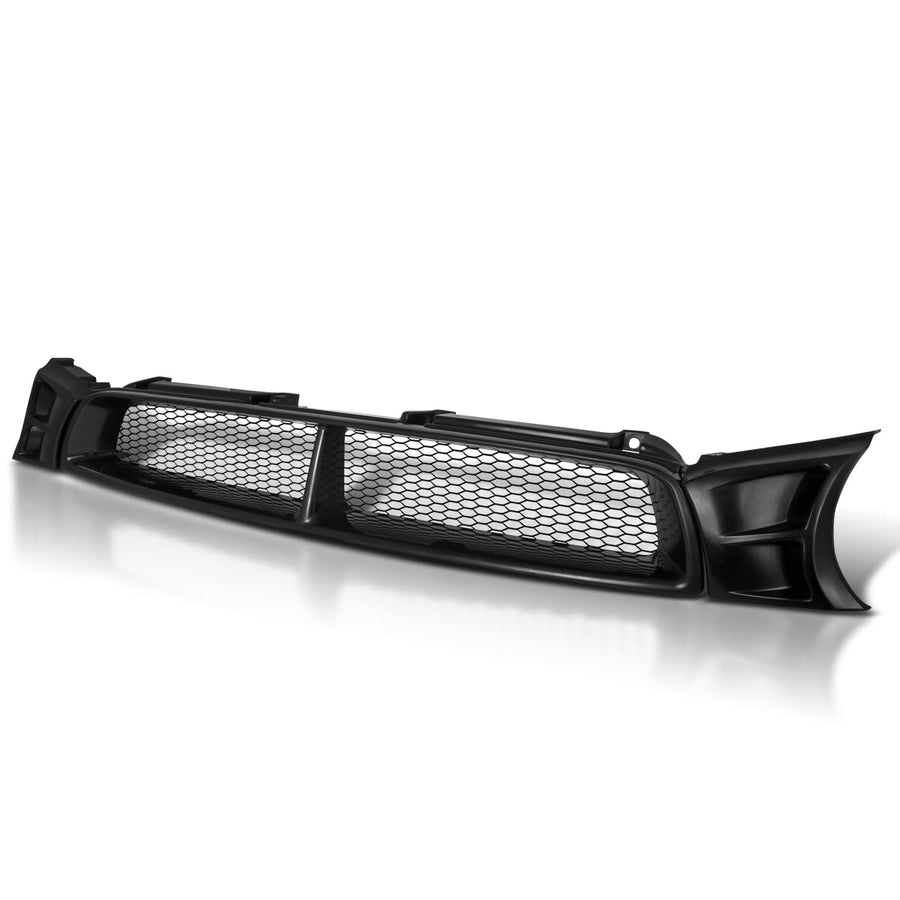 Front Mesh Hood Grille Black Spec-D Tuning Compatible with 2002-2003 Subaru Impreza WRX/WRX STI