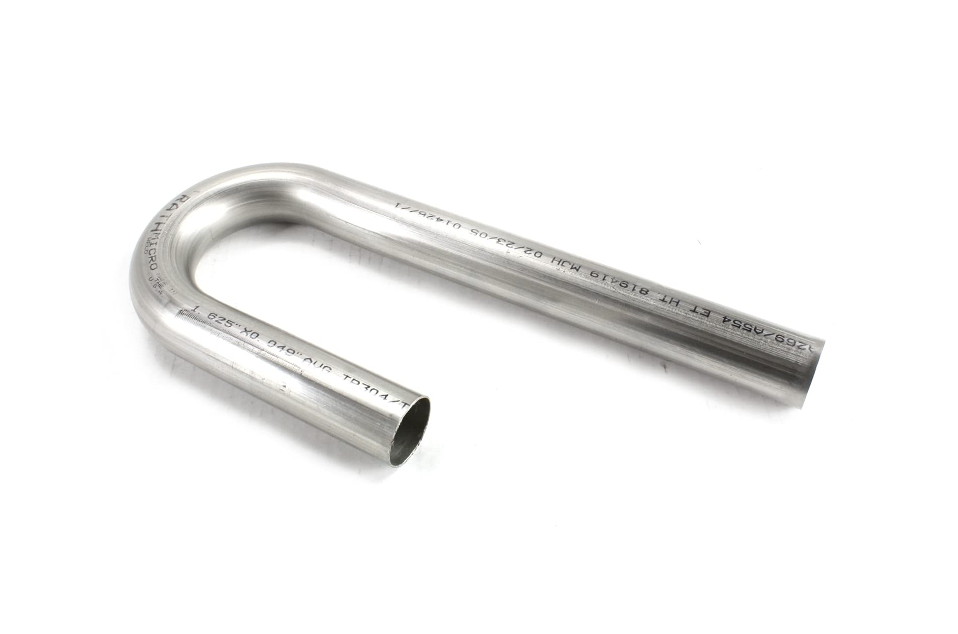 H6901 Patriot Exhaust 1-3/8" 304 Stainless Steel J-Bend Exhaust Pipe