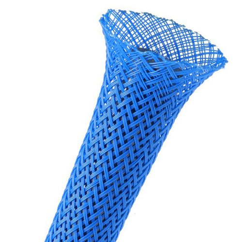 TRIC KIT Hotrod Braided Cover for 1/8" to 2 3/4" Diameter, Blue